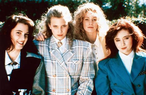Heathers is a 1989 comedy crime movie about a girl who halfheartedly tries to be part of the "in crowd" of her school and a rebel who teaches her a more devious way to play social politics. You can watch it streaming on various platforms with different prices and quality options, or rent or buy it on various services. See the synopsis, cast, trailers, and more. 